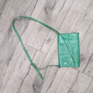 Lime Danier Leather Shoulder bag/Clutch